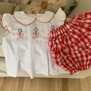 Shrimp and Grits Matching Bloomer Set